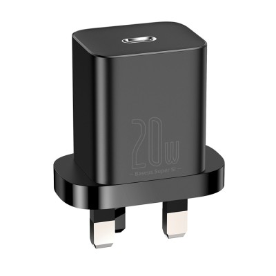 Incarcator priza UK Anglia, Type-C Baseus, 20W, CCSUP-K01 foto