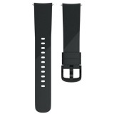 Curea silicon, compatibila Samsung Galaxy Watch 42mm, telescoape Quick Release, 20mm, Black, Very Dream