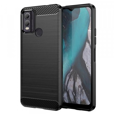 Husa pentru Nokia C22, Techsuit, Carbon, Neagra foto
