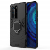 Husa Techsuit Silicon Huawei P40 Pro Negru