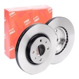 Set discuri frana fata Fiat 500, Doblo, Fiorino, Qubo, Idea, Linea, Panda, Stilo TRW 13693 DF2734-1
