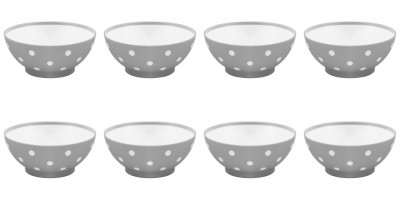 Set boluri, 8 piese, 1.5 L, Plastic, Gri foto