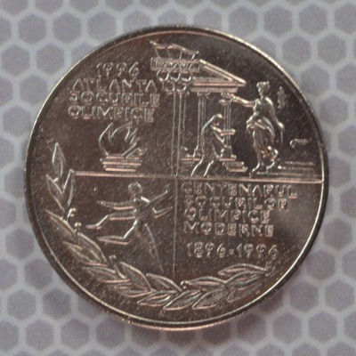 10 LEI 1996 CENTENARUL JOCURILOR OLIMPICE UNC foto