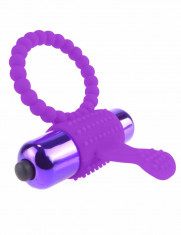 Inel Penis Vibrating Silicone Super Ring foto