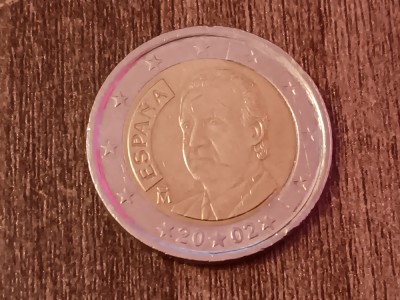 M3 C50 - Moneda foarte veche - 2 euro - Spania - 2002 foto