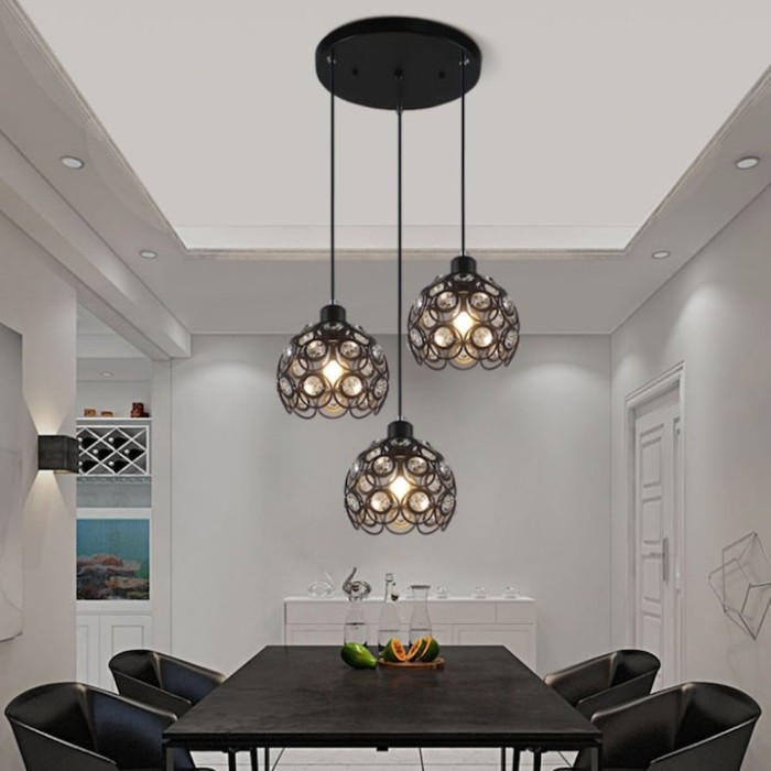 Greelustr Candelabru HQ-NYDDY3H, Candelabru din otel si cristal, modern, negru