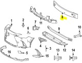 Armatura bara fata Lexus Nx (Az20), 11.2021-, aluminiu, RapidAuto