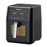 Cumpara ieftin Friteuza cu aer cald (AirFryer) Heinner cyclonefry cook HAF-M7BK1800 , 1500-1800w, capacitate 7l, display digital cu control touch, termostat