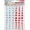 Diamante AA Bling Bling - set 66 bucati - Alb-Albastru