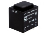 Transformator &Icirc;ncapsulat 3,6VA 230V 12V 300mA PCB