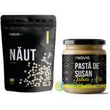 Pachet Naut Ecologic/Bio 500g + Pasta de Susan Tahini Alb Ecologica/Bio 250g