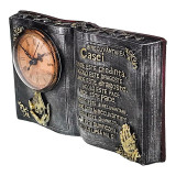 Cumpara ieftin Ceas de masa, Binecuvantarea casei in forma de carte, 24 cm, 1691H-1