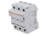 Clemă MERSEN 10x38mm pentru şină DIN 32A 800VAC 3 Poli IP20 B1062716
