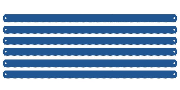 Set 6 lame metal rezerva pentru bomfaier 300 mm Basic