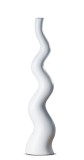 Vaza flori ceramica alba Polka 15 x 13 x 66,5 xm
