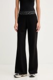 EA7 Emporio Armani pantaloni de trening culoarea negru, uni, AF18880.7W000667