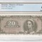 20 lei 1950 PCGS66 UNC bancnota gradata