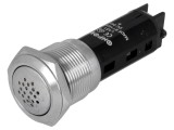 Semnalizator acustic 80dB IP50 &Oslash;19mm 1&divide;10mm 360mW