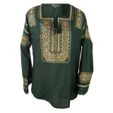 Bluza tip ie dama RBIB, marime XL, verde/auriu