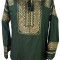 Bluza tip ie dama RBIB, marime 3XL, verde/auriu