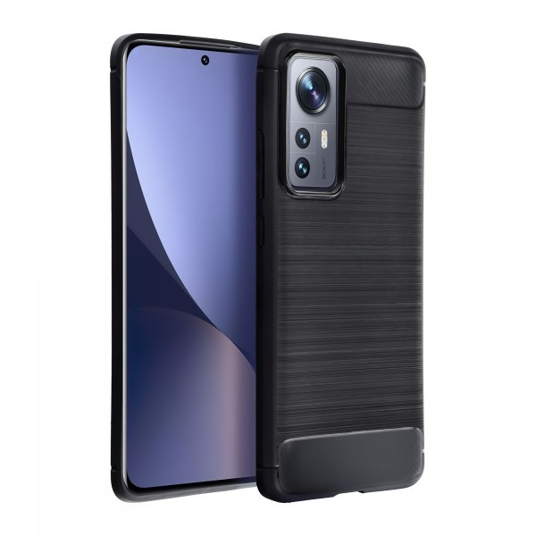 Husa pentru Xiaomi Poco C65 / Redmi 13C, OEM, Carbon, Neagra