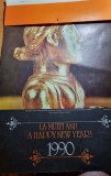 Calendar de perete din anul 1990