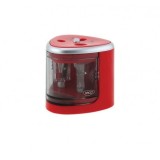 Ascutitoare dubla electrica cu baterii, pentru creioane cu diametru cuprins intre 6 si 12 mm