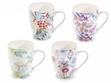 Set 8 cani portelan 8x10 cm, 340 ml