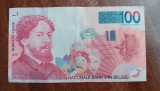 B11 - Bancnota foarte veche - Belgia -100 franci - 1995