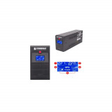 UPS, stabilizator de tensiune 220V, baterie incorporata 7Ah, sursa de alimentare de urgenta, eran LCD, 650VA / 360W, Powermat