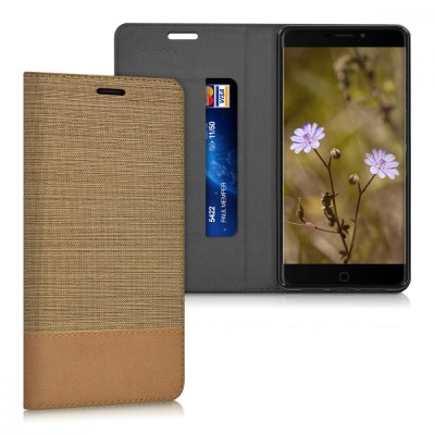 Husa pentru Elephone P9000, Textil, Maro, 39259.34 foto