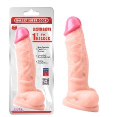 Dildo Realistic DeCovan Brown, Natural, 26 cm
