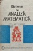 Dictionar de analiza matematica - 1978 - Romulus Cristescu (AG182)
