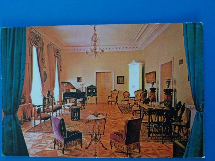 CPIB 23312 CARTE POSTALA - IASI. CASA VASILE POGOR. SALONUL JUNIMEA, NECIRCULATA