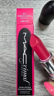 Ruj de Buze, MAC, MACximal Sleek Satin, 812 Maraschino, Much? 3.5 g foto