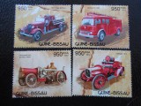 Guineea Bissau-Masini de pompieri-serie completa,nestampilate MNH