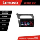 Navigatie Honda Civic Hatchback 2006-2012 Lenovo Kit-hatchback 8 core QLED 2K 4+64 360 Android Waze USB Navigatie Internet Youtube Radio CarStore Tech