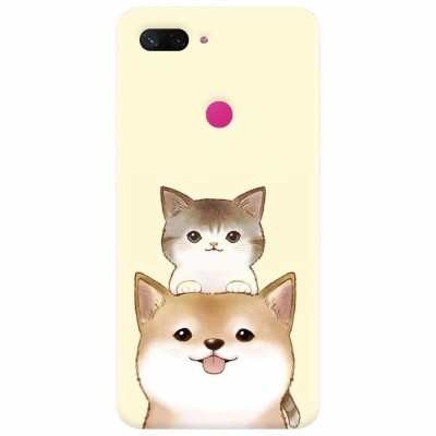Husa silicon pentru Xiaomi Mi 8 Lite, Two Cat foto