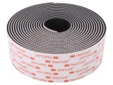 Bandă arici 3M 50mm x 5m acril neagră -29&divide;93&deg;C