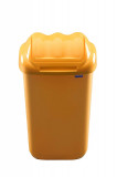 Cos Plastic Cu Capac Batant, Pentru Reciclare Selectiva, Capacitate 50l, Plafor Fala - Galben