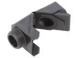 Conector unghiular PG11 IP68 negru poliamidă