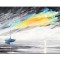 Tablou pictat manual, Peisaj marin cu velier, 120x60cm ulei pe panza in cutit efect 3D, gata de expus pe perete