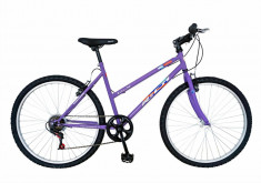 Bicicleta MTB HT 26 FIVE Finisher cadru otel culoare violet foto