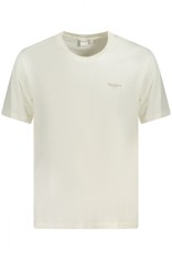 Pepe Jeans Tricou barbati, cu mini imprimeu, Regular fit, Alb (Marime: XL) foto