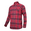 Camasa flanel cu carouri groasa / rosu - 2xl/h-188, Maneca lunga