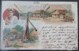 Carte postala, Romania imagini rurale, 1900