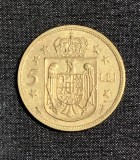 Moneda 5 lei 1930 semn monetărie Paris