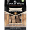 Bucati de lemn pentru afumare din lemn de stejar, infuzat cu aroma de sweet white wine, chunk-uri 1200 grame