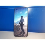 Husa protectie Samsung Galaxy A20, plastic cu margine cauciuc