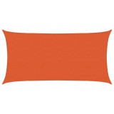 Cumpara ieftin Panza parasolar, portocaliu dreptunghiular 3x6 m HDPE 160 g/m&sup2;